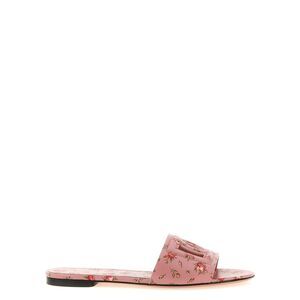 Dolce & Gabbana Women Leather Slides